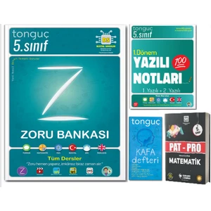 Tonguç Akademi 5. Sınıf Zoru Bankası Tüm Dersler 5. Sınıf Yazılı Notları 1. Dönem 1 ve 2. Yazılı