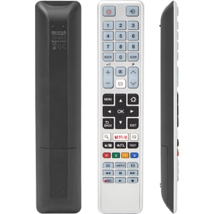 Kl Toshıba CT-8054 Netflıx Tuşlu Beyaz LCD LED Tv Kumanda