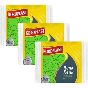 Renk Renk Mutfak Bezi 5 Li x 3 Paket