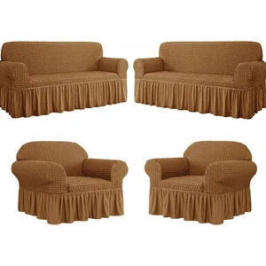 Bright Home Bright Höme Bürümcük Koltuk ,kanepe , Çekyat Örtüsü, Lastikli Koltuk Kılıfı 3311TAKIM