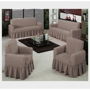 Bright Home Bright Höme Bürümcük Koltuk ,kanepe , Çekyat Örtüsü, Lastikli Koltuk Kılıfı 3311TAKIM