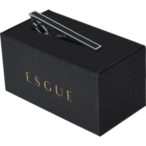 Siyah Gümüş Rengi Kravat Iğnesi & Maşası