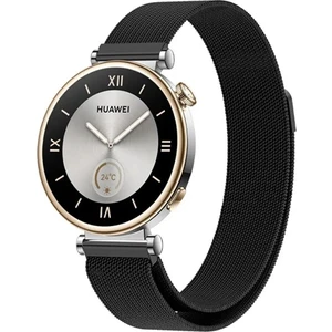 Huawei Watch Gt4 41 mm (18 Mm) Uyumlu Mıknatıslı Hasır Metal Örgü Kordon Milanese Kayış Milano Loop