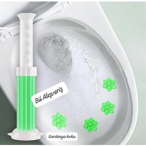Bii Alışveriş Gardenya Tuvalet Temizleme Jeli Klozet Banyo Koku Giderici Damga Seti Desenli Koku Giderici