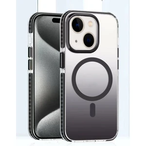 iPhone 15 Uyumlu Magsafe Özellikli Darbe Emici Hologramlı Çift Renk Ultra Lüx Premium Kılıf