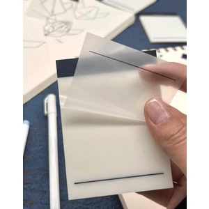 Kağıt Gemi Dükkan Soft Project Şeffaf Post-It / Transparan Sticky Note / Sticky Note / Bullet Journal