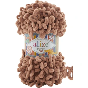 Puffy Fine 261 Kızıl Kahve (Küçük Ilmekli)