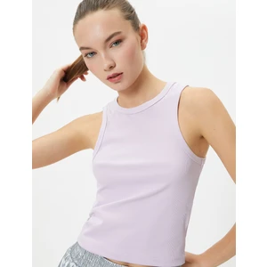 Basic Spor Atlet Bisiklet Yaka Fitilli Slim Fit