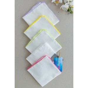 Organik Pamuk Bebek Ağız Silme Mendili 10 Lu Bebek Mendil