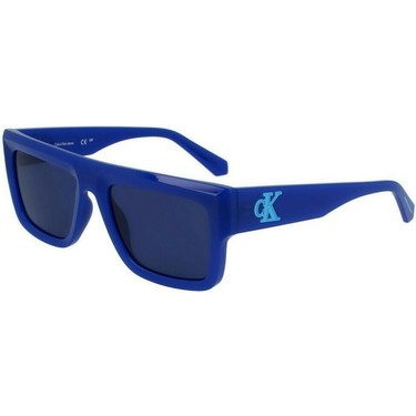 Calvin Klein Ckj 23642S 400 54 Unisex Dikdörtgen Mavi Kemik Fiyatı
