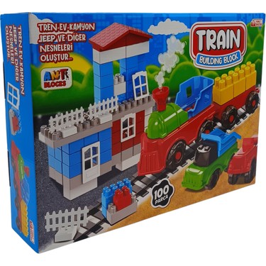 Asya Oyuncak Ant Blocks Parçalı Setler Tren Seti 100 Parça Fiyatı