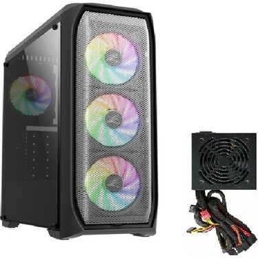 Zalman N5 Mf 500W Atx Mid Tower 4 Rgb Fanlı Kasa 1 x Fiyatı