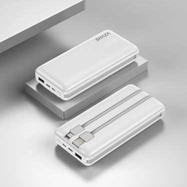 Shaza 20.000 Mah Kendinden Kablolu Taşınabilir Şarj Cihazı Fiyatı