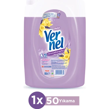 Vernel Çamaşır Yumuşatıcısı Aromatherapy Relax 5L (50