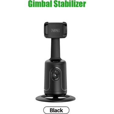 Ganbao Siyah Stil 1 Fgclsy 2023 Yeni Sabitleyici Gimbal Takip Ptz 360° Aı Akıllı Yüz Takip Mini Cep