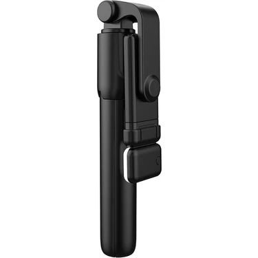 Ganbao Siyah R1 Taşınabilir Cep Telefonu Selfie Çubuğu Tripod Bluetooth Uyumlu Deklanşör Monopod,