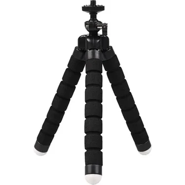 Ganbao Siyah Tripod Tripod Braketi Cep Telefonu Tutucu Cep Telefonu Kamera Selfie Standı Monopod