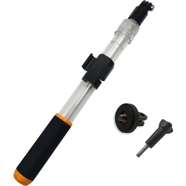 Ganbao Adaptör Ekleyin Hongdak Teleskopik Su Geçirmez Monopod Şeffaf Selfie Çubuk Tripod Gopro 11