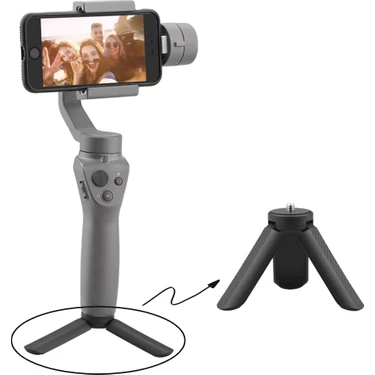 Ganbao Evrensel Mini Masaüstü Masa Tripod Bağlama Aparatı Osmo Mobile 2/3 Zhiyun Feiyu Gimbal Kolu