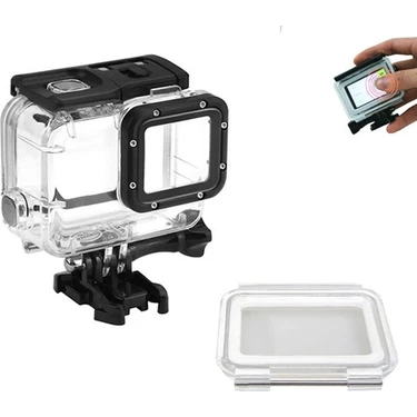 Ganbao Hediye Kutusu Ekle Gopro Hero Için Su Geçirmez Kabuk Koruyucu Kılıf 5 6 7 Dokunmatik Arka