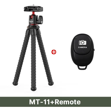 Ganbao Uzaktan Hediye Ulanzi Mt-11 Esnek Ahtapot Mini Tripod iPhone Akıllı Telefon Dslr Slr Kamera