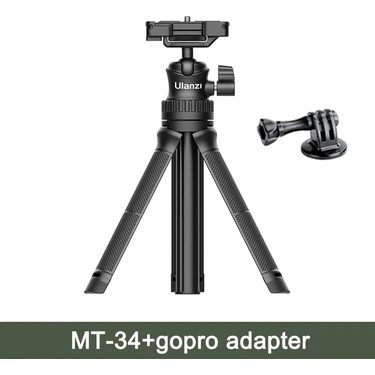 Ganbao Gopro Ulanzi Için Mt-34 Mt-34 Telefon Kamerası Için Uzatılabilir Tripod Gopro 3'ü 1 Arada