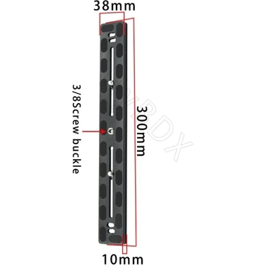 Ganbao PU300 Tripod Plakası Hızlı Bırakma Plakası Kamera Plakası Hızlı Kelepçe Hızlı Montaj Pu