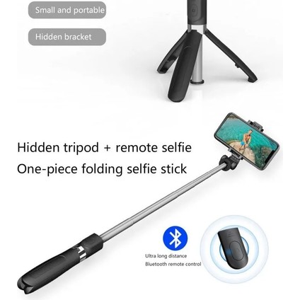 L01S Yeni Kablosuz Bluetooth Selfie Çubuğu Tripod Uzaktan Deklanşör ile Katlanabilir Tripodlar Monopodlar Evrensel IPhone Android Telefonlar Için (Yurt Dışından) fiyatları