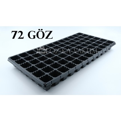 Vakum 72 Göz Konik Fidelik Fide Viyolü Fide Kabı (10 adet)