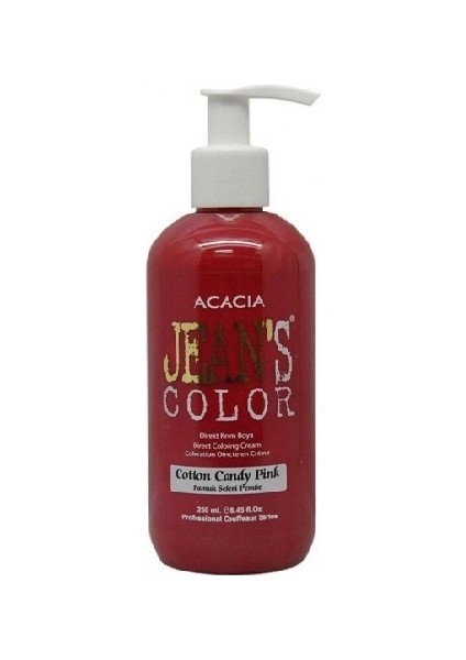 ACACIA JEANS COLOR RENKLİ BALYAJ BOYA PAMUK ŞEKERİ (COTTION CANY PINK) 250 ml