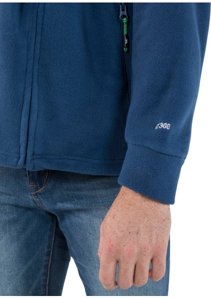 Lacivert Dik Yaka Polar Sweatshırt MAFLFLJ20009