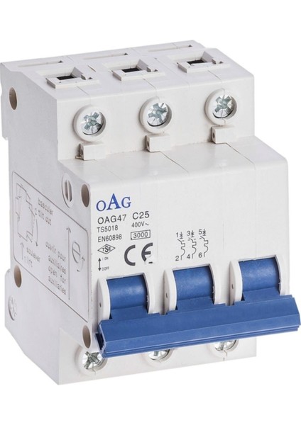 Otomatik Sigorta Oag W 3p 80A