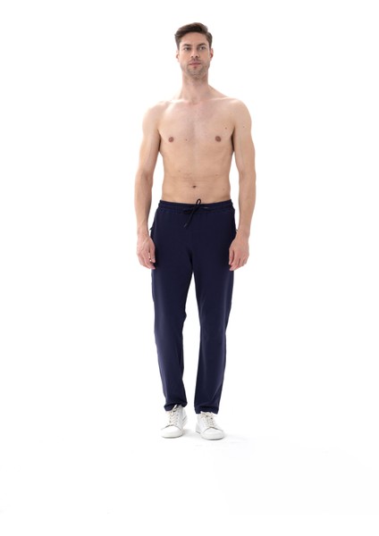 Erkek Lacivert Iki Iplik Eşofman Altı 2052