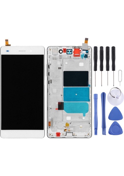 Huawei P8 Sayısallaştırıcı Için Oem LCD Ekran - Beyaz (Yurt Dışından) fiyatları