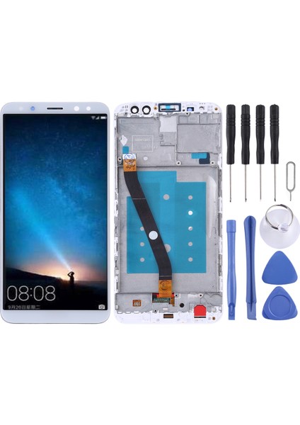 Huawei Mate 10 / NOVA2I (Malezya) / Maimang 6 (Çin) / Honor 9ı (Hindistan) / G10 Için Ekran - Beyaz (Yurt Dışından)