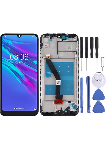 Huawei Y6 (2019) / Y6 Pro (2019) Için Çerçeveli Oem LCD Ekran - Çok Renkli (Yurt Dışından)