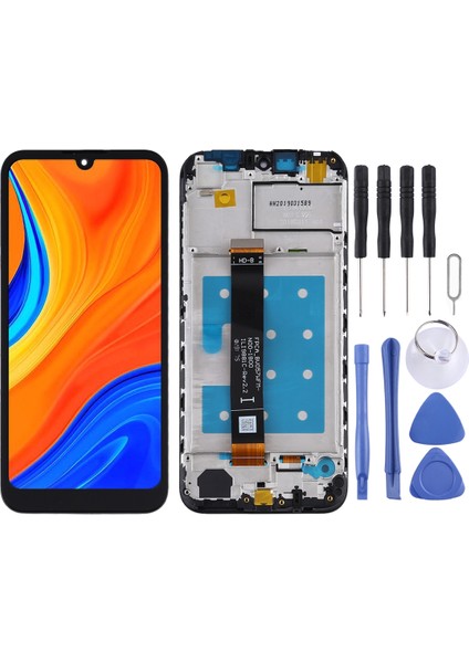 Huawei Y5 Için Çerçeveli Oem LCD Ekran (2019) - Çok Renkli (Yurt Dışından)