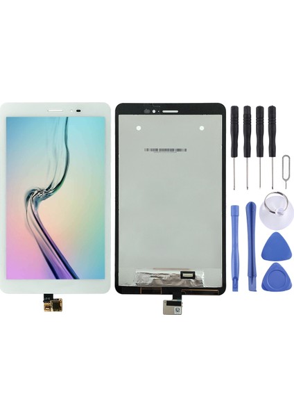 Huawei Mediapad T1 8.0 Pro Için Oem LCD Ekranı - Beyaz (Yurt Dışından)