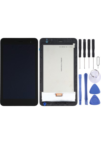 Huawei Mediapad T2 7.0 BGO-DL09/BGO-L03 Için Çerçeveli Oem LCD Ekran - Siyah (Yurt Dışından)