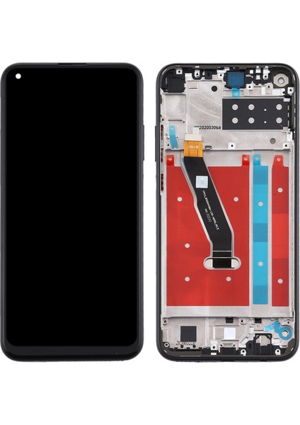Huawei P40 E Için Çerçeveli Oem LCD Ekran - Siyah (Yurt Dışından)