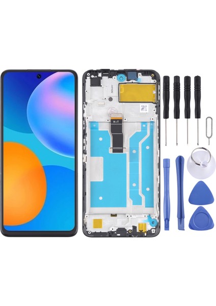 Huawei Y7A Için Çerçeveli Oem LCD Ekran - Siyah (Yurt Dışından)