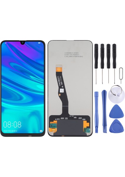 Huawei P Smart Pro 2019 Cog Için LCD Ekran - Beyaz (Yurt Dışından)