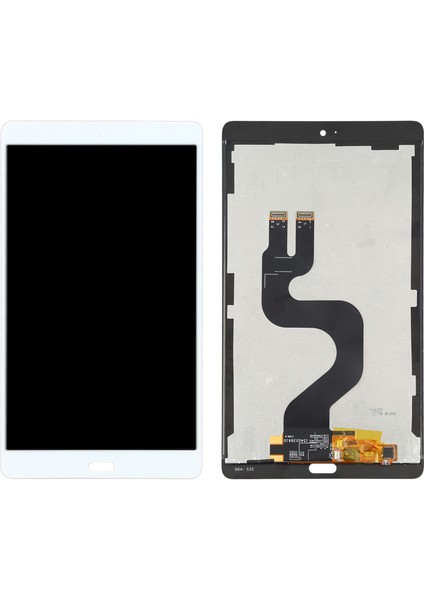 Huawei Mediapad M3 8.4 Inç / YIBTV-W09 / BTV-DL09 Için Oem LCD Ekran - Beyaz (Yurt Dışından) modelleri