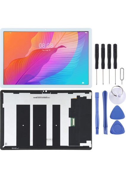 Huawei Matepad T10 AGR-L09 AGR-W03 Için LCD Ekran - Beyaz (Yurt Dışından)