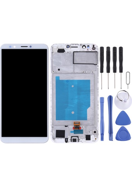 Huawei Y7 Için Oem LCD Ekran (2018) Çerçeveli Düzenleyici Tam Ekran - Beyaz (Yurt Dışından) fiyatları