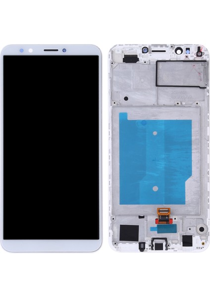 Huawei Y7 Için Oem LCD Ekran (2018) Çerçeveli Düzenleyici Tam Ekran - Beyaz (Yurt Dışından) modelleri