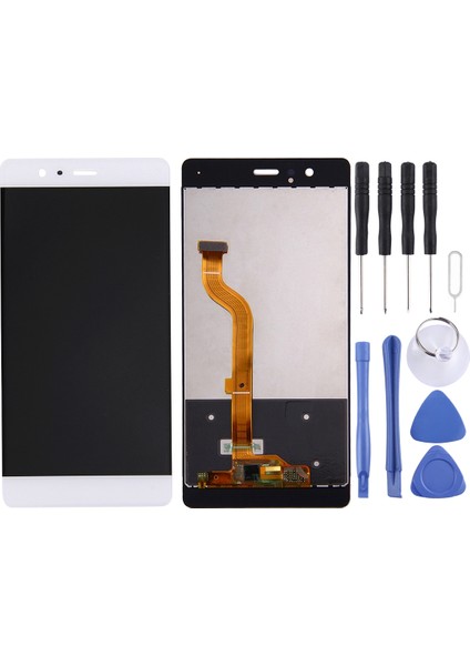 Huawei P9 Standart Versiyonu Için Oem LCD Ekran - Beyaz (Yurt Dışından)