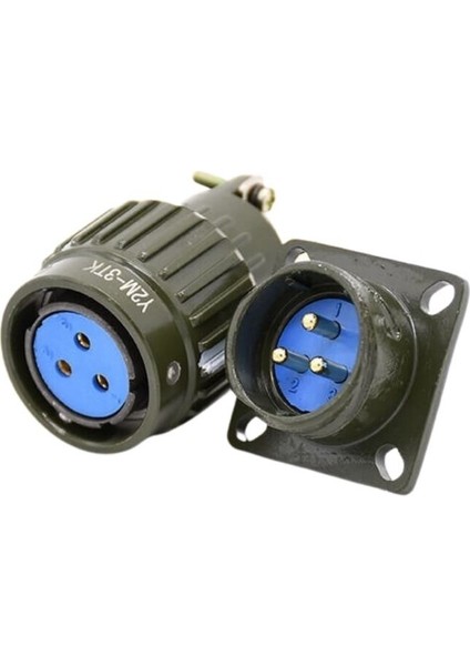 Y21M 3 Pin Askeri Tip Konnektör Takımı