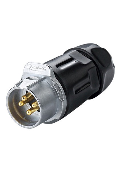 LP-20-C04PP-01-001 4-Pin Su Geçirmez Konnektör - Erkek