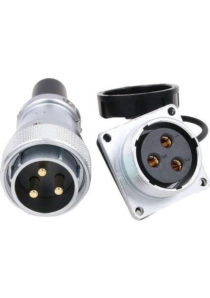 TPWS16 3 Pin 16MM Su Geçirmez Konnektör Takımı
